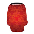 Chinese Lu Symbol Pattern Print Baby Seat Cover