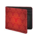 Chinese Lu Symbol Pattern Print Bifold Wallet