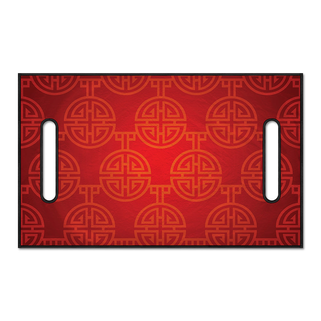 Chinese Lu Symbol Pattern Print Golf Cart Seat Cover