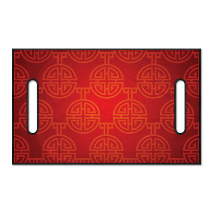 Chinese Lu Symbol Pattern Print Golf Cart Seat Cover