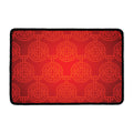 Chinese Lu Symbol Pattern Print Kitchen Mat