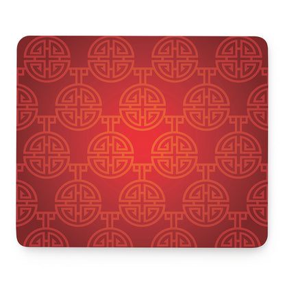 Chinese Lu Symbol Pattern Print Mouse Pad