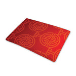 Chinese Lu Symbol Pattern Print Pet Cooling Mat Cover