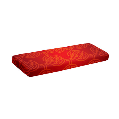 Chinese Lu Symbol Pattern Print Piano Keyboard Cover