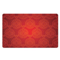 Chinese Lu Symbol Pattern Print Polyester Doormat