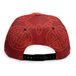 Chinese Lu Symbol Pattern Print Snapback Cap
