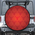 Chinese Lu Symbol Pattern Print Tire Cover