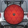 Chinese Lu Symbol Pattern Print Tire Cover With Camera Hole