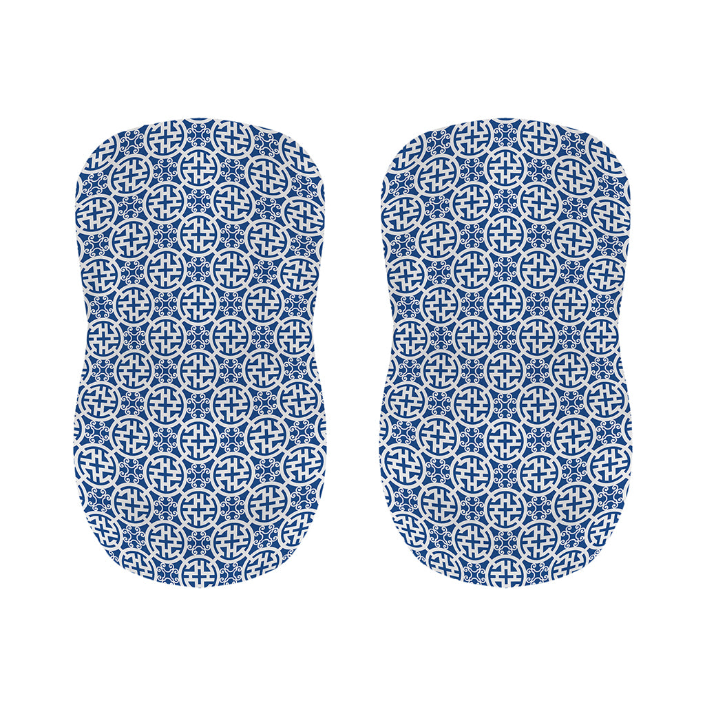Chinese Luck Symbol Pattern Print Bar Stool Covers