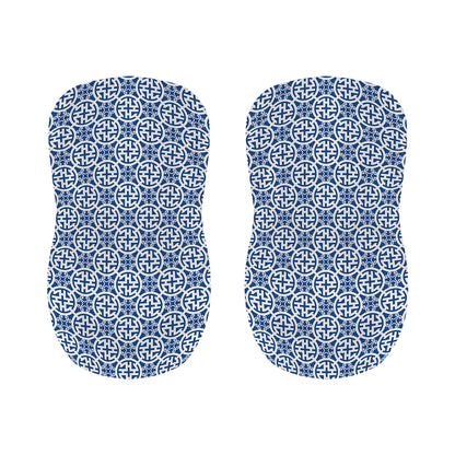 Chinese Luck Symbol Pattern Print Bar Stool Covers
