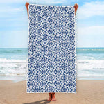 Chinese Luck Symbol Pattern Print Beach Towel