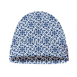 Chinese Luck Symbol Pattern Print Beanie