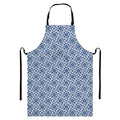 Chinese Luck Symbol Pattern Print Bib Apron With Pocket