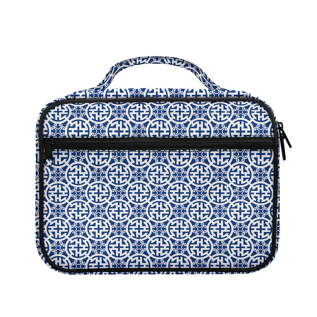 Chinese Luck Symbol Pattern Print Briefcase Bible Bag
