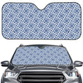Chinese Luck Symbol Pattern Print Car Windshield Sun Shade