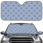 Chinese Luck Symbol Pattern Print Car Windshield Sun Shade