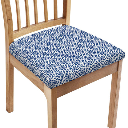 Chinese Luck Symbol Pattern Print Chair Cushion Cover