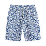 Chinese Luck Symbol Pattern Print Cotton Shorts