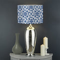 Chinese Luck Symbol Pattern Print Drum Lamp Shade