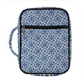Chinese Luck Symbol Pattern Print Front Pocket Bible Bag