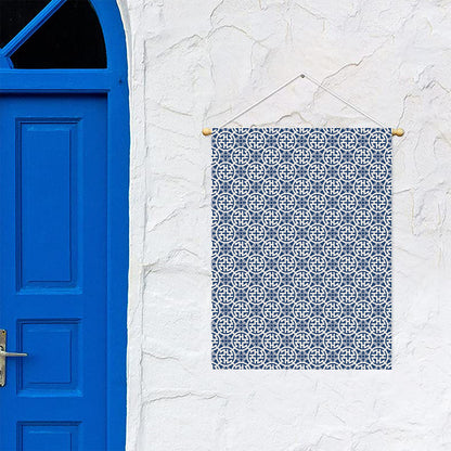 Chinese Luck Symbol Pattern Print Garden Flag
