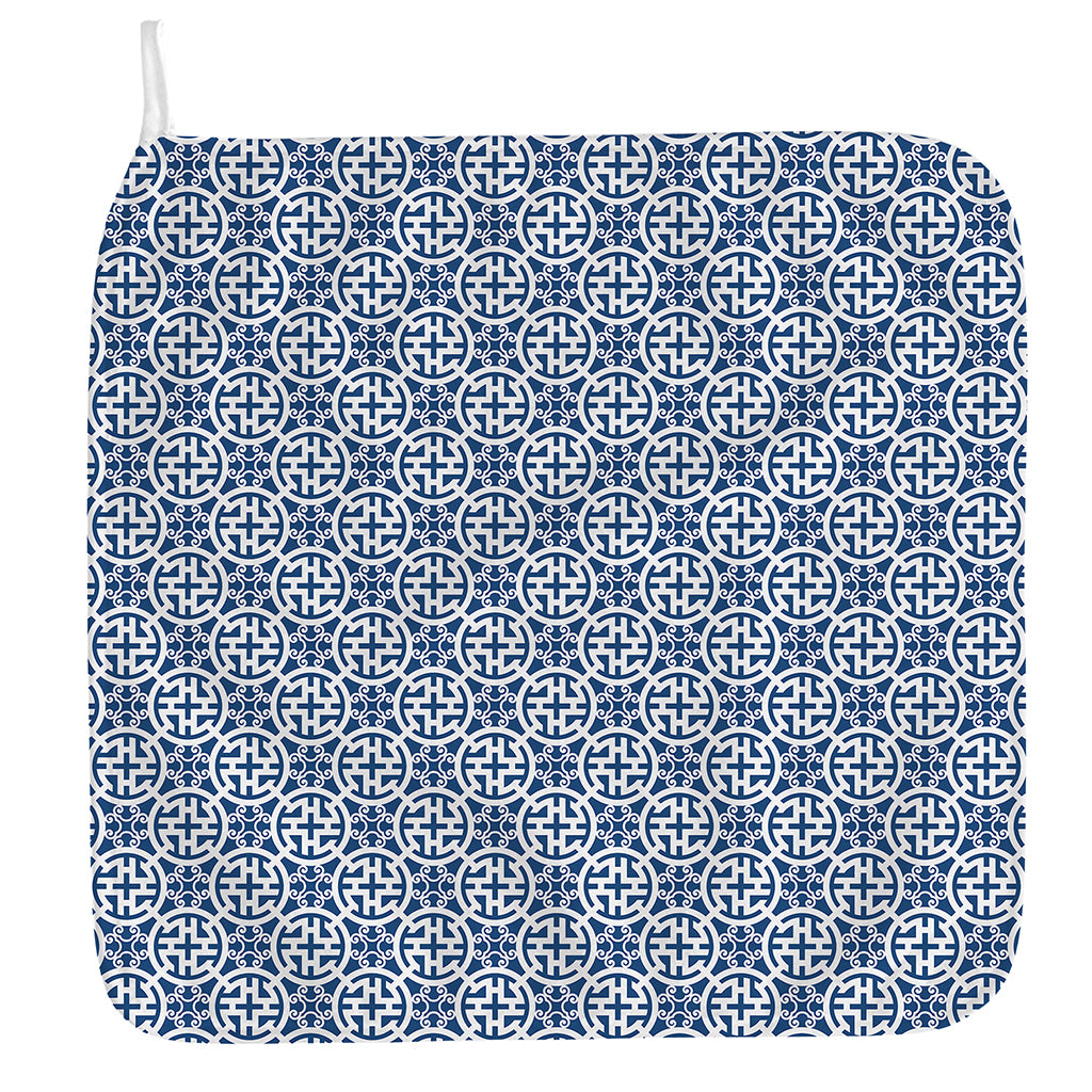 Chinese Luck Symbol Pattern Print Hand Towel