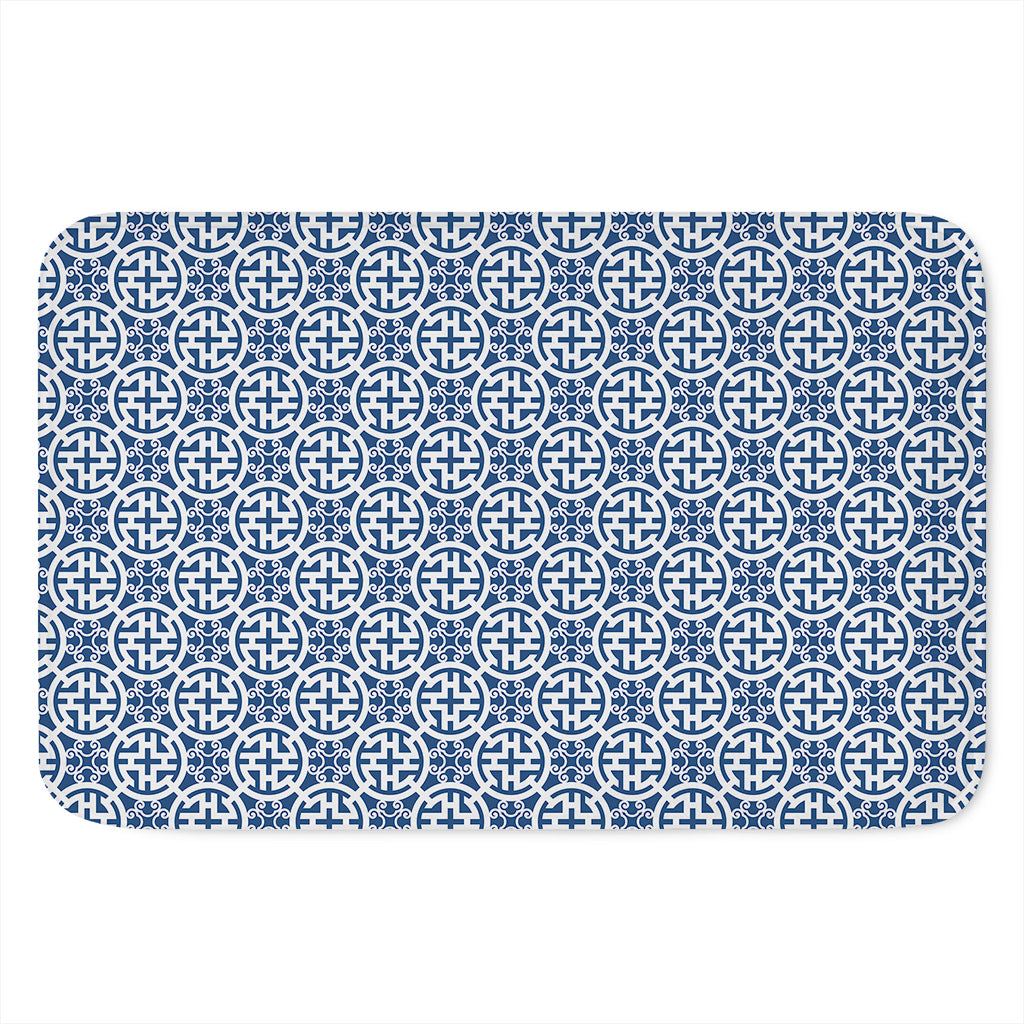 Chinese Luck Symbol Pattern Print Indoor Door Mat