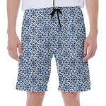 Chinese Luck Symbol Pattern Print Men's Beach Shorts