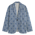 Chinese Luck Symbol Pattern Print Men's Blazer