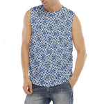Chinese Luck Symbol Pattern Print Men's Fitness Tank Top