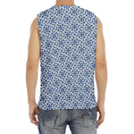 Chinese Luck Symbol Pattern Print Men's Fitness Tank Top