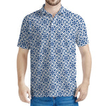 Chinese Luck Symbol Pattern Print Men's Polo Shirt