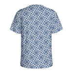 Chinese Luck Symbol Pattern Print Men's Sports T-Shirt