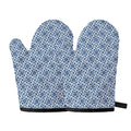 Chinese Luck Symbol Pattern Print Oven Mitts