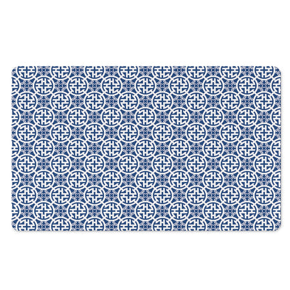 Chinese Luck Symbol Pattern Print Polyester Doormat