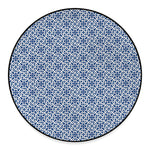 Chinese Luck Symbol Pattern Print Round Floor Mat