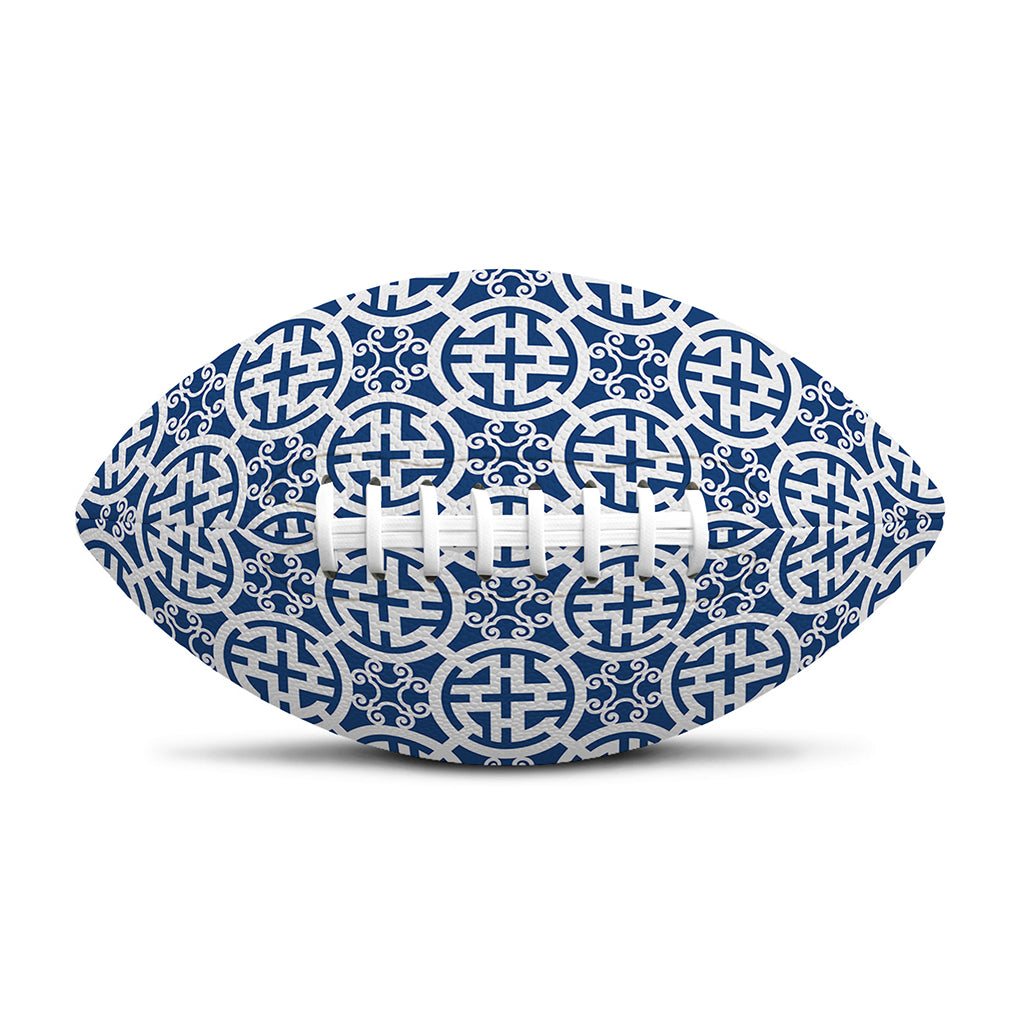 Chinese Luck Symbol Pattern Print Rugby Ball