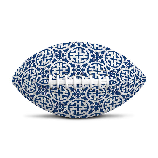Chinese Luck Symbol Pattern Print Rugby Ball