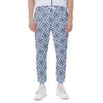 Chinese Luck Symbol Pattern Print Scuba Joggers