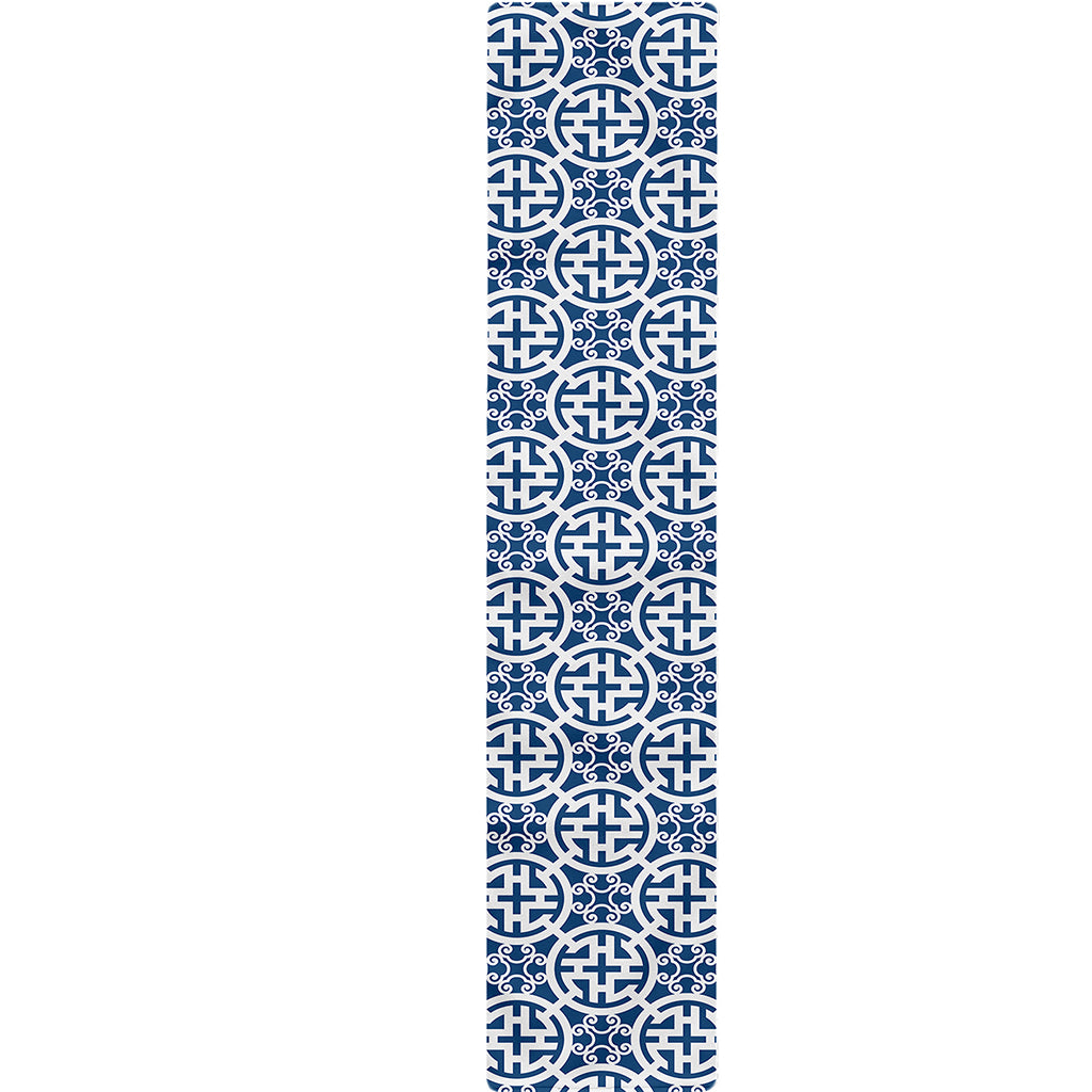 Chinese Luck Symbol Pattern Print Table Runner