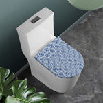 Chinese Luck Symbol Pattern Print Toilet Lid Cover