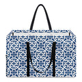 Chinese Luck Symbol Pattern Print Utility Tote Bag