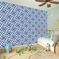Chinese Luck Symbol Pattern Print Wall Sticker