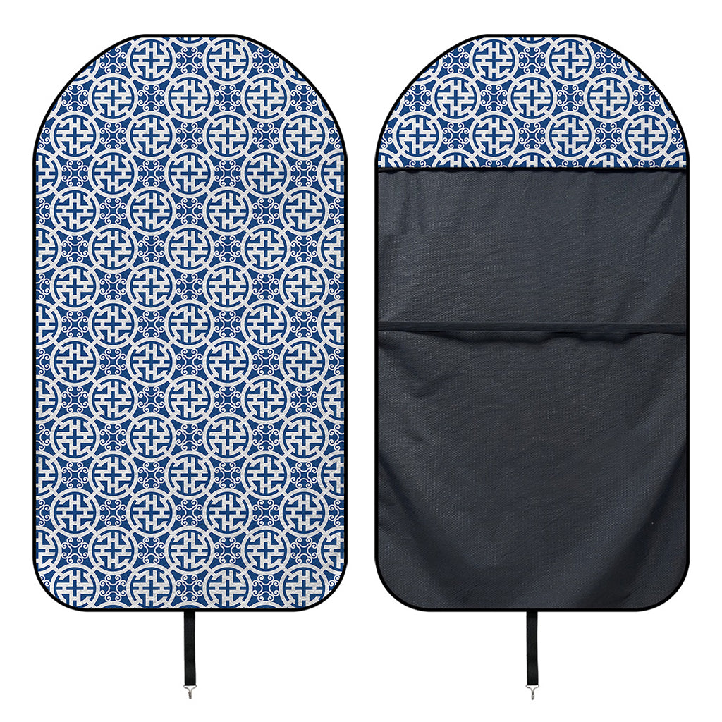 Chinese Luck Symbol Pattern Print Waterproof Car Seat Cover