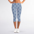 Chinese Luck Symbol Pattern Print Women's Capri Leggings