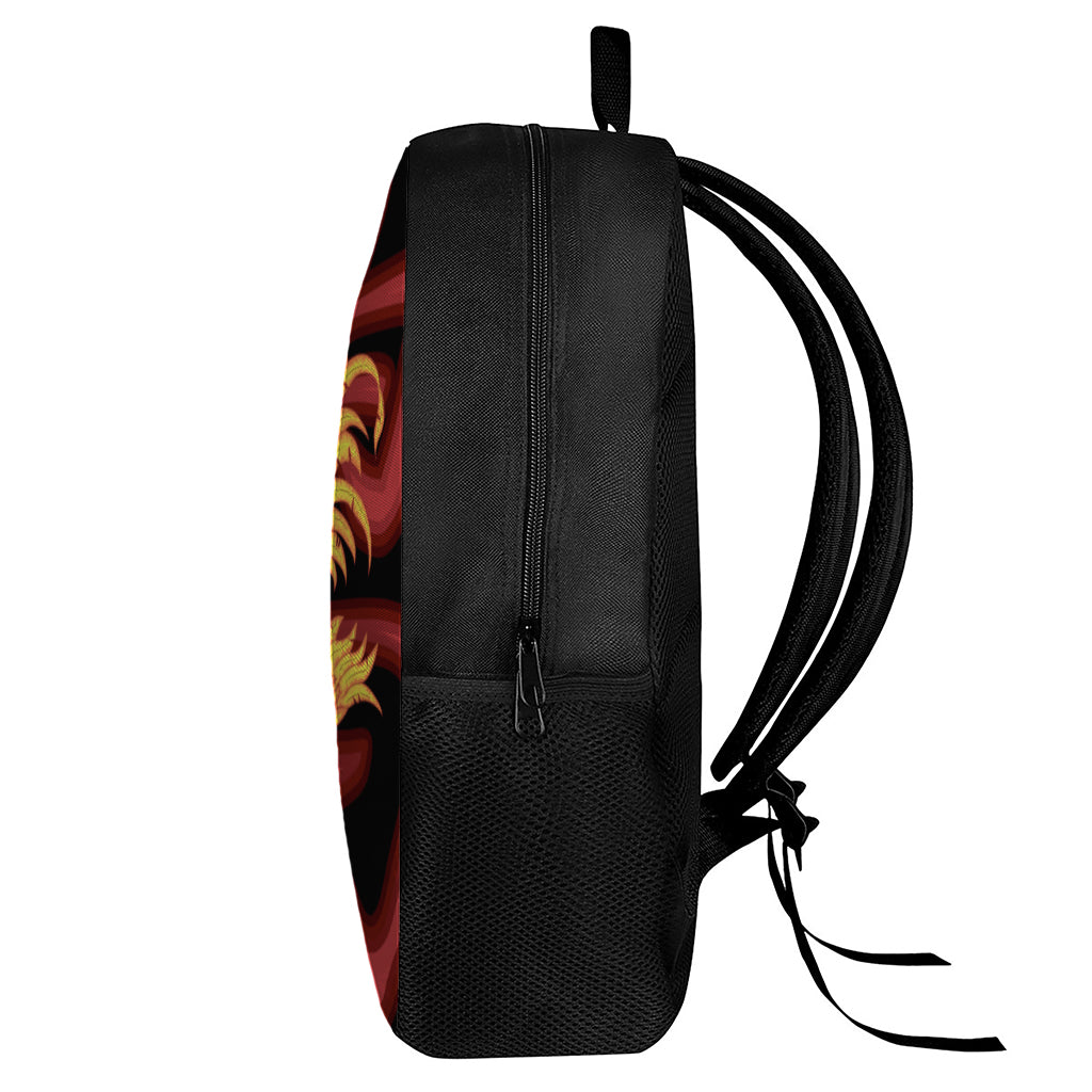 Chinese New Year Rooster Print 17 Inch Backpack