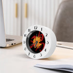Chinese New Year Rooster Print Alarm Clock