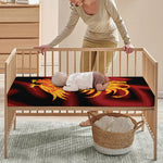 Chinese New Year Rooster Print Baby Crib Sheet