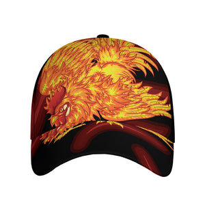 Chinese New Year Rooster Print Baseball Cap