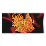 Chinese New Year Rooster Print Beach Towel